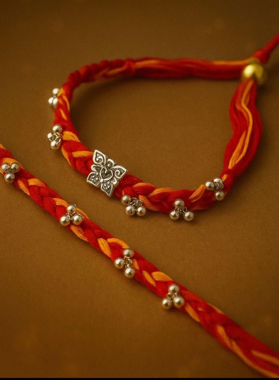 Braided Rakhi Loomba set