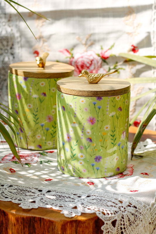 Gardenia Air Tight Wooden Jar