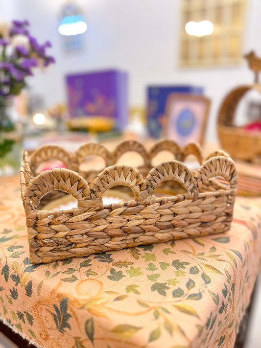 Scalloped Rectangle Basket