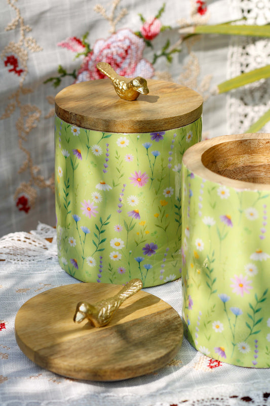 Gardenia Air Tight Wooden Jar