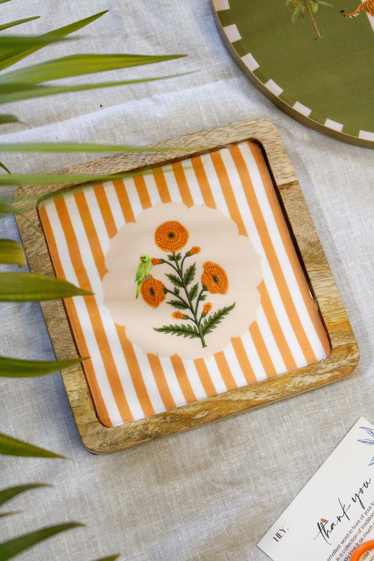 Marigold Wooden Serving Platter