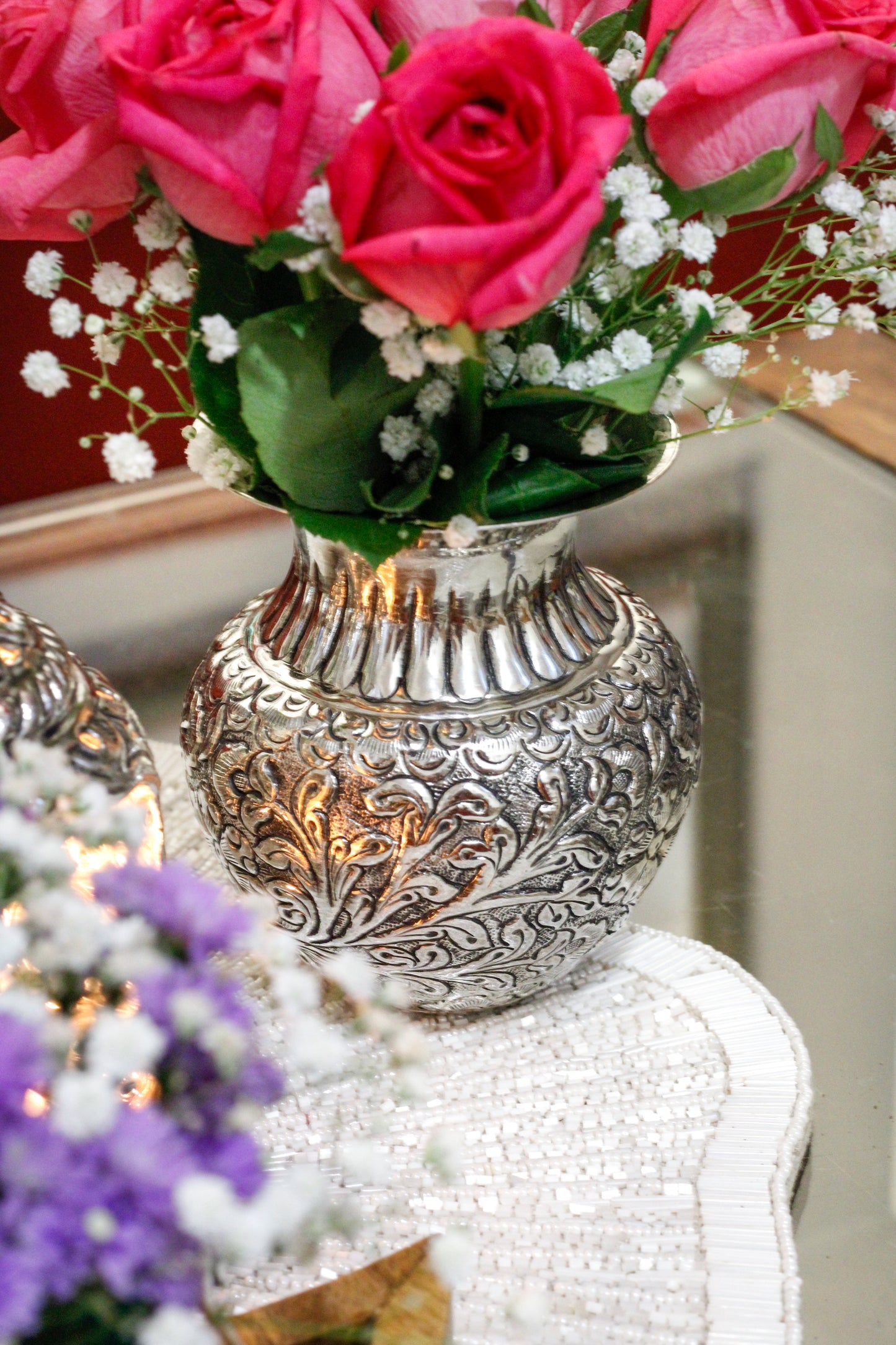 Rani Padmini Brass Kalash Vase