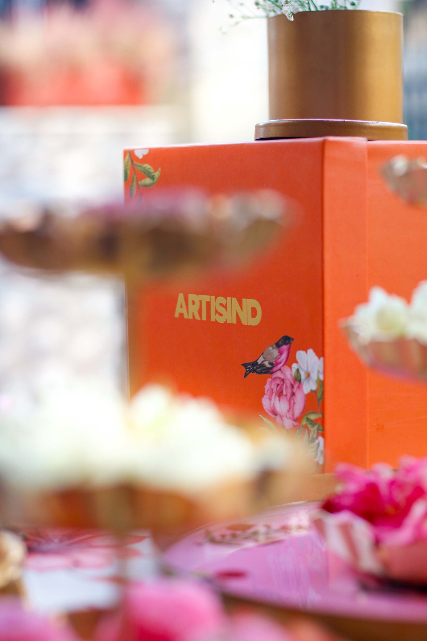 Lotus Tiered Urli Stand