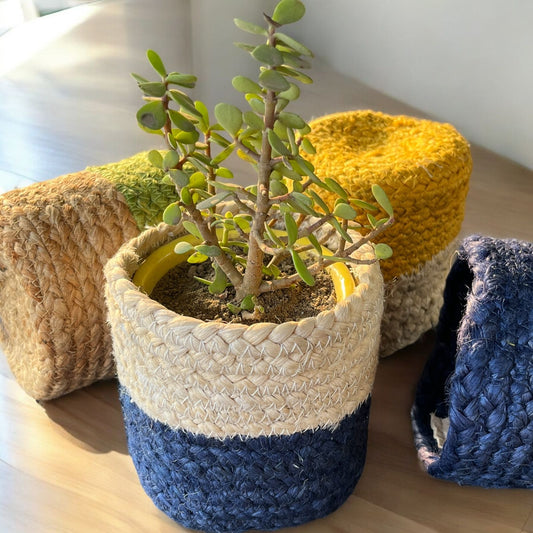 Handwoven Jute Planters