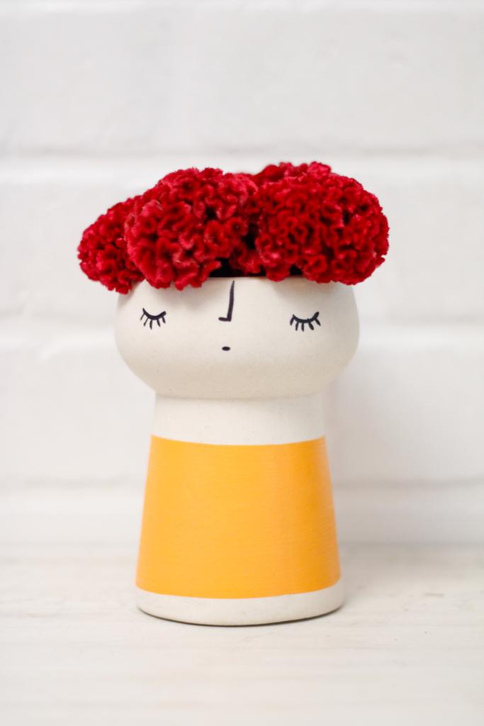 Artisind Mascot Ceramic Face Vase