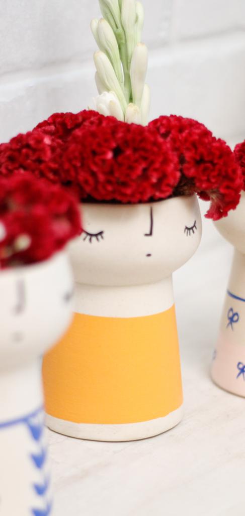 Artisind Mascot Ceramic Face Vase