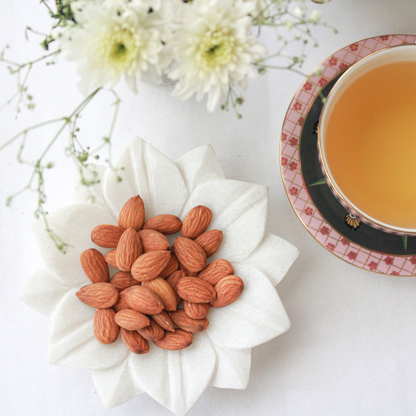 Marble Lotus Plate/Urli